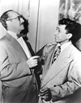 Pedro Gonzalez-Gonzalez with Groucho Marx on the Marx TV show You Best Your Life